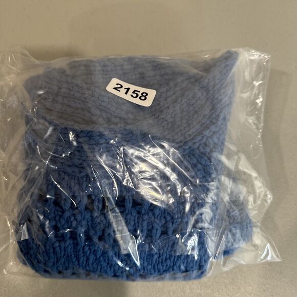 Sandro Sweater Women 1 Blue Open Knit Short Sleeve Cotton Pretty Spring Casual S - Picture 11 of 11